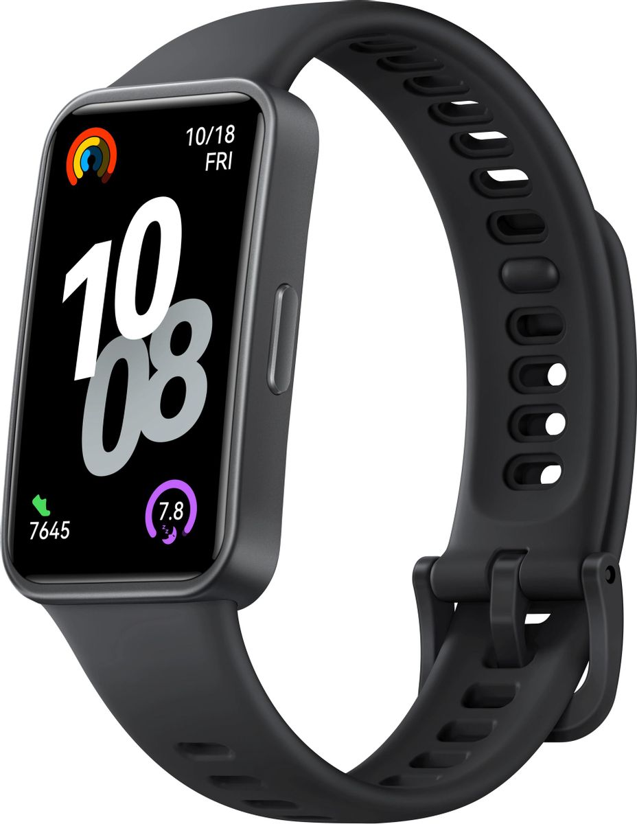 Фитнес-трекер Huawei Band 10 Nora-B19F,  1.47",  черный / черный [55020eer]